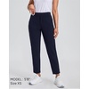 image:imageStelle Womens Golf Pants Stretch Business Casual Work Slacks 78 Ankle  Perfect for golf travel and office wear with a versatile fit that moves comfortably throughout your dayBlack