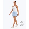 image:imageStelle Womens Sleeveless Tank Tops Scoop Neck Ribbed Racerback Camisole Tops for Workout CasualWhiteL
