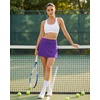 image:imageStelle Womens Tennis Golf Skirts High Waisted Athletic Skorts with Pockets  BuiltIn Shorts Athletic Skirt Tummy Control Stretchy Running Pickleball Workout Casual Skorts for WomanPurple