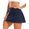 image:imageStelle Womens Tennis Golf Skirts High Waisted Athletic Skorts with Pockets  BuiltIn Shorts Athletic Skirt Tummy Control Stretchy Running Pickleball Workout Casual Skorts for WomanNavy