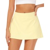 image:imageStelle Womens Tennis Golf Skirts High Waisted Athletic Skorts with Pockets  BuiltIn Shorts Athletic Skirt Tummy Control Stretchy Running Pickleball Workout Casual Skorts for WomanLemon Butter
