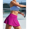 image:imageStelle Womens Tennis Golf Skirts High Waisted Athletic Skorts with Pockets  BuiltIn Shorts Athletic Skirt Tummy Control Stretchy Running Pickleball Workout Casual Skorts for WomanFuchsia