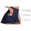 image:imageStelle Womens Tennis Golf Skirts High Waisted Athletic Skorts with Pockets  BuiltIn Shorts Athletic Skirt Tummy Control Stretchy Running Pickleball Workout Casual Skorts for WomanNavy