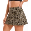 image:imageStelle Womens Tennis Golf Skirts High Waisted Athletic Skorts with Pockets  BuiltIn Shorts Athletic Skirt Tummy Control Stretchy Running Pickleball Workout Casual Skorts for WomanCheetah