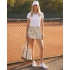 image:imageStelle Womens Tennis Golf Skirts High Waisted Athletic Skorts with Pockets  BuiltIn Shorts Athletic Skirt Tummy Control Stretchy Running Pickleball Workout Casual Skorts for WomanWhite Cheetah