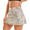 image:imageStelle Womens Tennis Golf Skirts High Waisted Athletic Skorts with Pockets  BuiltIn Shorts Athletic Skirt Tummy Control Stretchy Running Pickleball Workout Casual Skorts for WomanWhite Cheetah