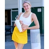 image:imageStelle Womens Tennis Golf Skirts High Waisted Athletic Skorts with Pockets  BuiltIn Shorts Athletic Skirt Tummy Control Stretchy Running Pickleball Workout Casual Skorts for WomanYellow