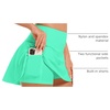 image:imageStelle Womens Tennis Golf Skirts High Waisted Athletic Skorts with Pockets  BuiltIn Shorts Athletic Skirt Tummy Control Stretchy Running Pickleball Workout Casual Skorts for WomanMint Green