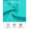 image:imageStelle Womens Tennis Golf Skirts High Waisted Athletic Skorts with Pockets  BuiltIn Shorts Athletic Skirt Tummy Control Stretchy Running Pickleball Workout Casual Skorts for WomanTurquoise