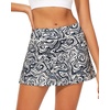 image:imageStelle Womens Tennis Golf Skirts High Waisted Athletic Skorts with Pockets  BuiltIn Shorts Athletic Skirt Tummy Control Stretchy Running Pickleball Workout Casual Skorts for WomanWavy Ink