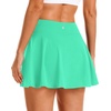 image:imageStelle Womens Tennis Golf Skirts High Waisted Athletic Skorts with Pockets  BuiltIn Shorts Athletic Skirt Tummy Control Stretchy Running Pickleball Workout Casual Skorts for WomanMint Green