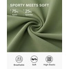 image:imageStelle Womens Tennis Golf Skirts High Waisted Athletic Skorts with Pockets  BuiltIn Shorts Athletic Skirt Tummy Control Stretchy Running Pickleball Workout Casual Skorts for WomanArmy Green