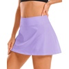 image:imageStelle Womens Tennis Golf Skirts High Waisted Athletic Skorts with Pockets  BuiltIn Shorts Athletic Skirt Tummy Control Stretchy Running Pickleball Workout Casual Skorts for WomanLilac