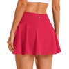 image:imageStelle Womens Tennis Golf Skirts High Waisted Athletic Skorts with Pockets  BuiltIn Shorts Athletic Skirt Tummy Control Stretchy Running Pickleball Workout Casual Skorts for WomanRaspberry