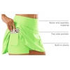 image:imageStelle Womens Tennis Golf Skirts High Waisted Athletic Skorts with Pockets  BuiltIn Shorts Athletic Skirt Tummy Control Stretchy Running Pickleball Workout Casual Skorts for WomanLime Green