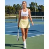 image:imageStelle Womens Tennis Golf Skirts High Waisted Athletic Skorts with Pockets  BuiltIn Shorts Athletic Skirt Tummy Control Stretchy Running Pickleball Workout Casual Skorts for WomanLemon Butter