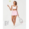 image:imageStelle Womens Tennis Golf Skirts High Waisted Athletic Skorts with Pockets  BuiltIn Shorts Athletic Skirt Tummy Control Stretchy Running Pickleball Workout Casual Skorts for WomanPastel Terrazzo