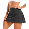 image:imageStelle Womens Tennis Golf Skirts High Waisted Athletic Skorts with Pockets  BuiltIn Shorts Athletic Skirt Tummy Control Stretchy Running Pickleball Workout Casual Skorts for WomanGrey