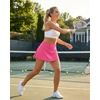 image:imageStelle Womens Tennis Golf Skirts High Waisted Athletic Skorts with Pockets  BuiltIn Shorts Athletic Skirt Tummy Control Stretchy Running Pickleball Workout Casual Skorts for WomanDreamhouse Pink