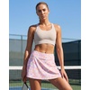 image:imageStelle Womens Tennis Golf Skirts High Waisted Athletic Skorts with Pockets  BuiltIn Shorts Athletic Skirt Tummy Control Stretchy Running Pickleball Workout Casual Skorts for WomanPastel Terrazzo
