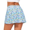 image:imageStelle Womens Tennis Golf Skirts High Waisted Athletic Skorts with Pockets  BuiltIn Shorts Athletic Skirt Tummy Control Stretchy Running Pickleball Workout Casual Skorts for WomanVibrant Pickle