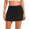 image:imageStelle Womens Tennis Golf Skirts High Waisted Athletic Skorts with Pockets  BuiltIn Shorts Athletic Skirt Tummy Control Stretchy Running Pickleball Workout Casual Skorts for WomanBlack