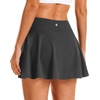image:imageStelle Womens Tennis Golf Skirts High Waisted Athletic Skorts with Pockets  BuiltIn Shorts Athletic Skirt Tummy Control Stretchy Running Pickleball Workout Casual Skorts for WomanGrey