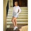 image:imageStelle Womens Tennis Golf Skirts High Waisted Athletic Skorts with Pockets  BuiltIn Shorts Athletic Skirt Tummy Control Stretchy Running Pickleball Workout Casual Skorts for WomanLight Blue