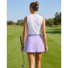 image:imageStelle Womens Tennis Golf Skirts High Waisted Athletic Skorts with Pockets  BuiltIn Shorts Athletic Skirt Tummy Control Stretchy Running Pickleball Workout Casual Skorts for WomanLilac