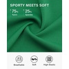 image:imageStelle Womens Tennis Golf Skirts High Waisted Athletic Skorts with Pockets  BuiltIn Shorts Athletic Skirt Tummy Control Stretchy Running Pickleball Workout Casual Skorts for WomanEvergreen