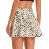 image:imageStelle Womens Tennis Golf Skirts High Waisted Athletic Skorts with Pockets  BuiltIn Shorts Athletic Skirt Tummy Control Stretchy Running Pickleball Workout Casual Skorts for WomanWhite Cheetah