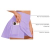 image:imageStelle Womens Tennis Golf Skirts High Waisted Athletic Skorts with Pockets  BuiltIn Shorts Athletic Skirt Tummy Control Stretchy Running Pickleball Workout Casual Skorts for WomanLilac