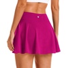 image:imageStelle Womens Tennis Golf Skirts High Waisted Athletic Skorts with Pockets  BuiltIn Shorts Athletic Skirt Tummy Control Stretchy Running Pickleball Workout Casual Skorts for WomanFuchsia