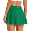 image:imageStelle Womens Tennis Golf Skirts High Waisted Athletic Skorts with Pockets  BuiltIn Shorts Athletic Skirt Tummy Control Stretchy Running Pickleball Workout Casual Skorts for WomanEvergreen