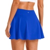image:imageStelle Womens Tennis Golf Skirts High Waisted Athletic Skorts with Pockets  BuiltIn Shorts Athletic Skirt Tummy Control Stretchy Running Pickleball Workout Casual Skorts for WomanSapphire