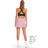 image:imageStelle Womens Tennis Golf Skirts High Waisted Athletic Skorts with Pockets  BuiltIn Shorts Athletic Skirt Tummy Control Stretchy Running Pickleball Workout Casual Skorts for WomanPink