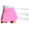 image:imageStelle Womens Tennis Golf Skirts High Waisted Athletic Skorts with Pockets  BuiltIn Shorts Athletic Skirt Tummy Control Stretchy Running Pickleball Workout Casual Skorts for WomanCotton Candy