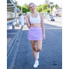 image:imageStelle Womens Tennis Golf Skirts High Waisted Athletic Skorts with Pockets  BuiltIn Shorts Athletic Skirt Tummy Control Stretchy Running Pickleball Workout Casual Skorts for WomanLilac