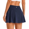 image:imageStelle Womens Tennis Golf Skirts High Waisted Athletic Skorts with Pockets  BuiltIn Shorts Athletic Skirt Tummy Control Stretchy Running Pickleball Workout Casual Skorts for WomanNavy