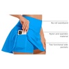 image:imageStelle Womens Tennis Golf Skirts High Waisted Athletic Skorts with Pockets  BuiltIn Shorts Athletic Skirt Tummy Control Stretchy Running Pickleball Workout Casual Skorts for WomanSmurf Blue