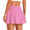image:imageStelle Womens Tennis Golf Skirts High Waisted Athletic Skorts with Pockets  BuiltIn Shorts Athletic Skirt Tummy Control Stretchy Running Pickleball Workout Casual Skorts for WomanCotton Candy