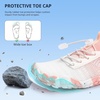 image:imageStelle Womens Water Shoes for Men Adult Aqua Shoes for Swim River  Hiking Beach Boat Pool QuickDry Mesh Barefoot NonSlip Rubber Outsole Lightweight EasyOn Pull Tabs Water SportsCoral Ombre