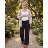 image:imageStelle Womens Wide Leg Lounge Pants Soft Stretch Casual Travel Wear  Elastic waistband Relaxed fit Breathable fabric Yoga Lounge Vacation Everyday comfortAblack