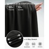 image:imageStelle Womens Wide Leg Lounge Pants Soft Stretch Casual Travel Wear  Elastic waistband Relaxed fit Breathable fabric Yoga Lounge Vacation Everyday comfortAblack