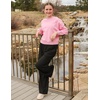 image:imageStelle Womens Wide Leg Lounge Pants Soft Stretch Casual Travel Wear  Elastic waistband Relaxed fit Breathable fabric Yoga Lounge Vacation Everyday comfortAblack