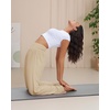 image:imageStelle Womens Wide Leg Lounge Pants Soft Stretch Casual Travel Wear  Elastic waistband Relaxed fit Breathable fabric Yoga Lounge Vacation Everyday comfortBeige