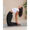 image:imageStelle Womens Wide Leg Lounge Pants Soft Stretch Casual Travel Wear  Elastic waistband Relaxed fit Breathable fabric Yoga Lounge Vacation Everyday comfortAblack