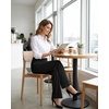 image:imageStelle Womens Wide Leg Lounge Pants Soft Stretch Casual Travel Wear  Elastic waistband Relaxed fit Breathable fabric Yoga Lounge Vacation Everyday comfortAblack