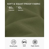 image:imageStelle Womens Wide Leg Lounge Pants Soft Stretch Casual Travel Wear  Elastic waistband Relaxed fit Breathable fabric Yoga Lounge Vacation Everyday comfortOlive Green