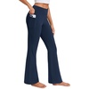 image:imageStelle 29 31 33 Fleece Lined HighWaisted Women Yoga Pants with Pockets  Fleece Lined Warmth4Way StretchHighRise Tummy ControlSide Pockets293133Inch LengthsFor Winter WorkoutsDaily WearNavy
